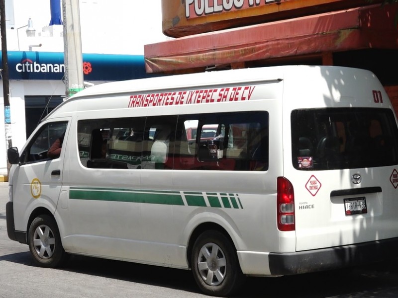 Cambian de modalidad del servicio de transporte colectivo en Ixtepec