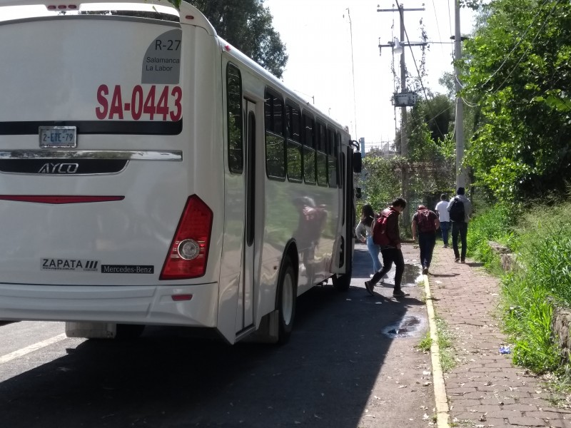 Cambian ruta a estudiantes de DICIS