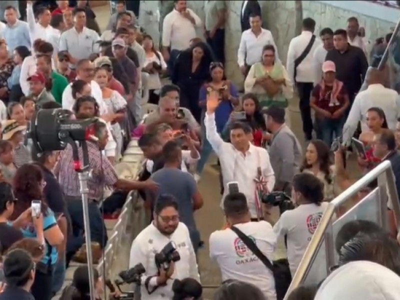 Cambian sede el Informe del Gobernador de Oaxaca tras protestas