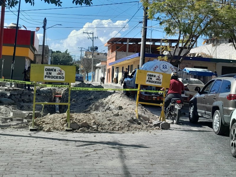 Cambian sentido de calles por obra 2 Sur