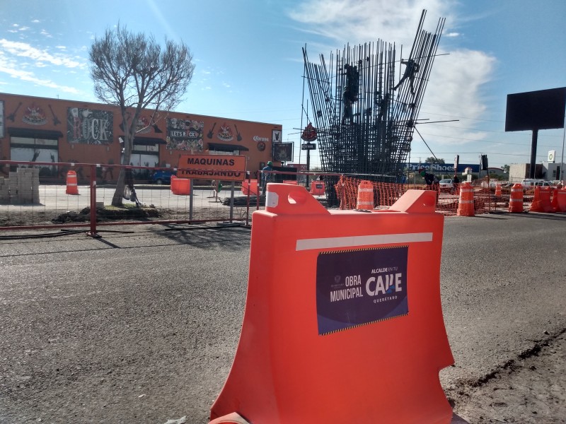 Cambian sentido en calles por obra de Viaducto