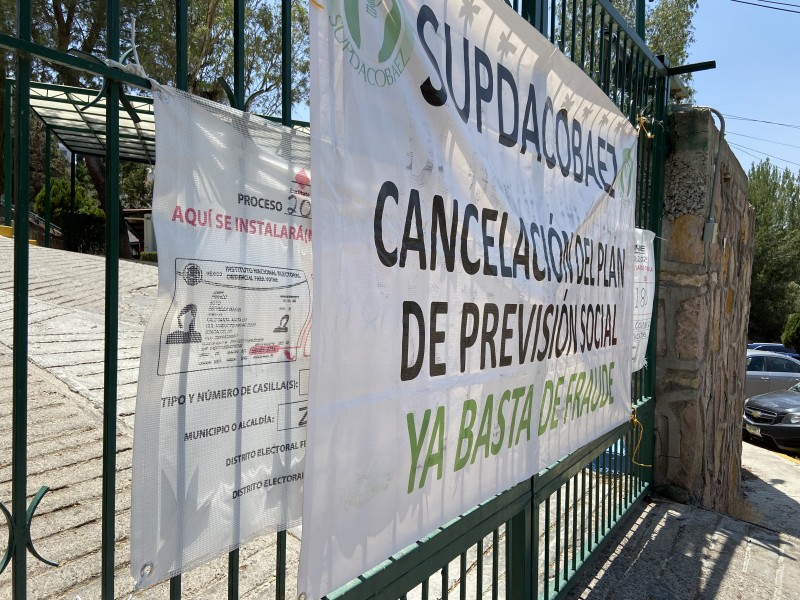 Cambiarían sedes de casillas debido a protesta de COBAEZ