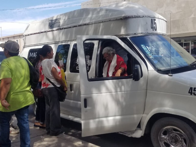 Cambio de ubicacion para ruta de transporte publico