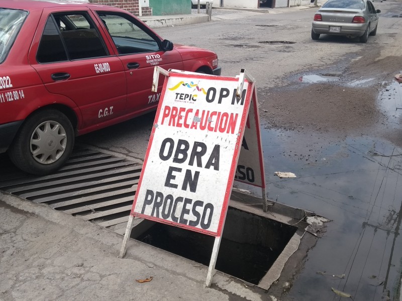 Camino Viejo a los Metates afectada por baches