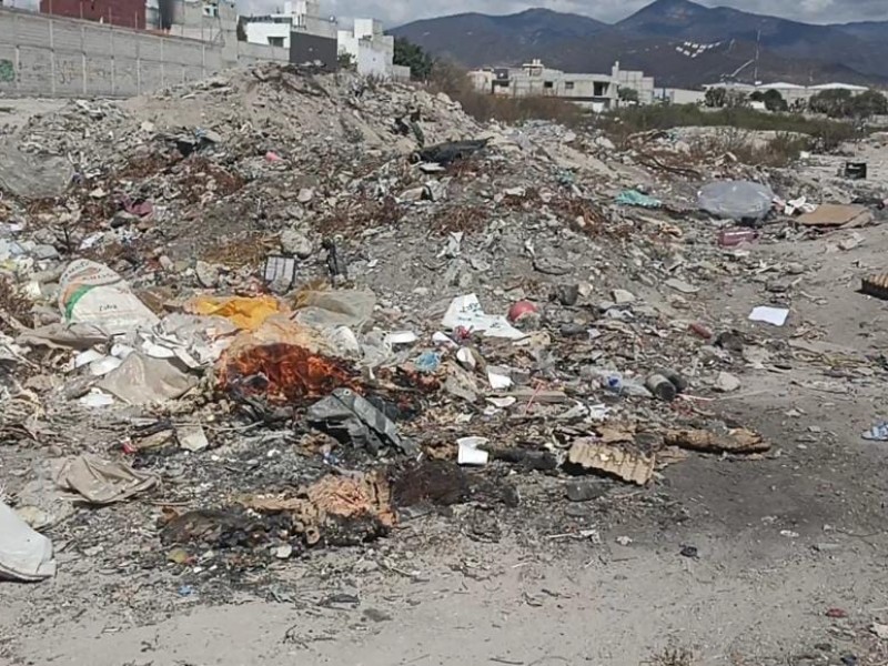 Camino Viejo a San Diego vuelve a ser punto de quema de basura