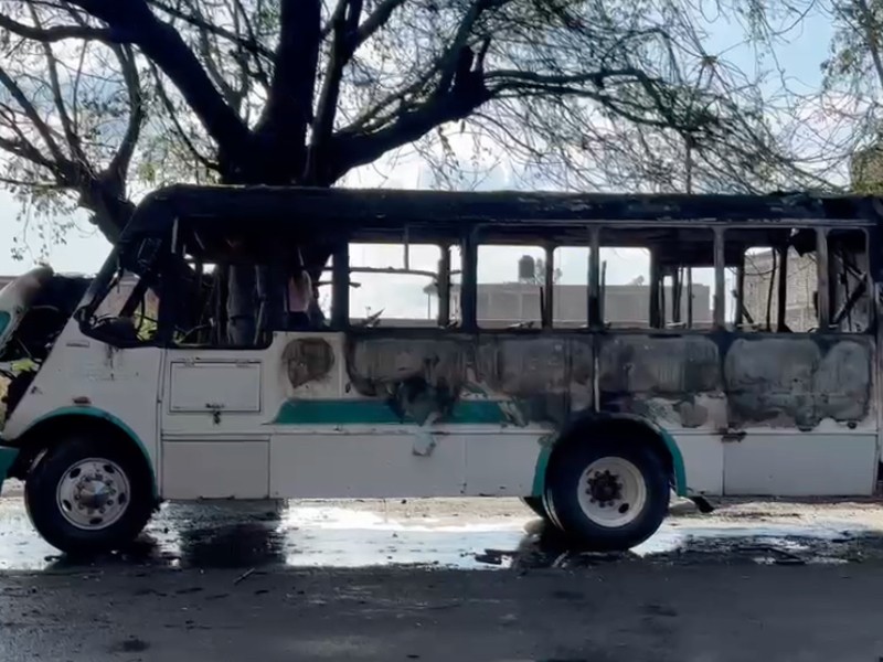 Camión se incendia en arboledas