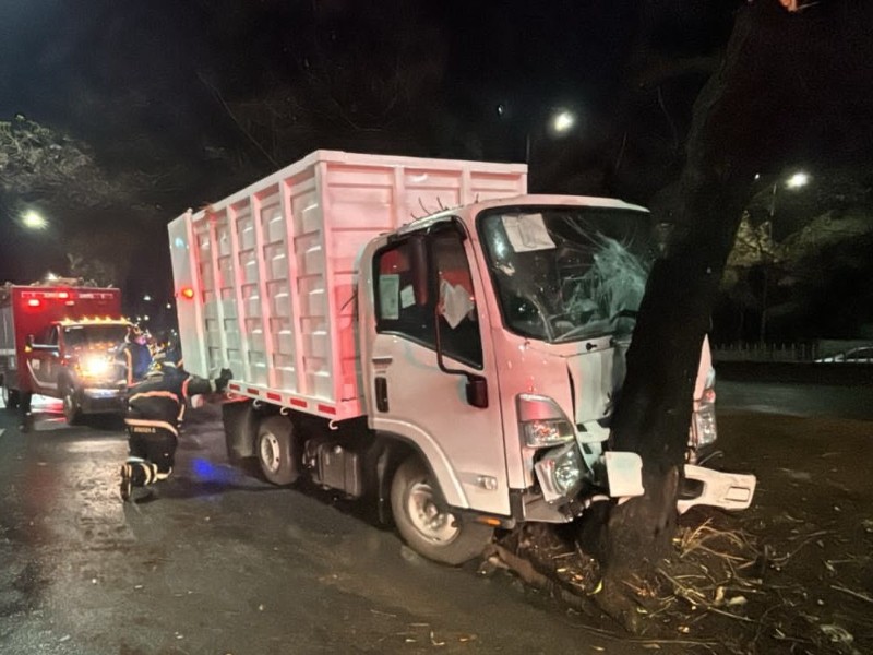Camión de limpia en CDMX choca contra un árbol, deja 12 heridos ...