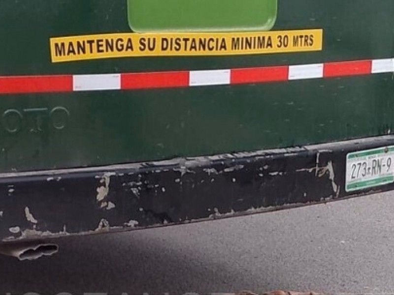 Camionero atropella a niña