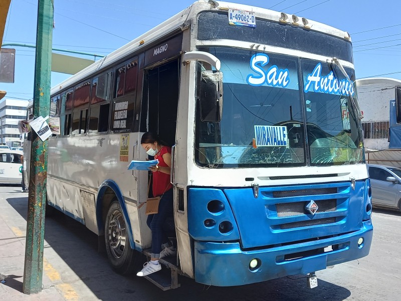 Camioneros no subirán pasaje, se solidarizan con usuarios