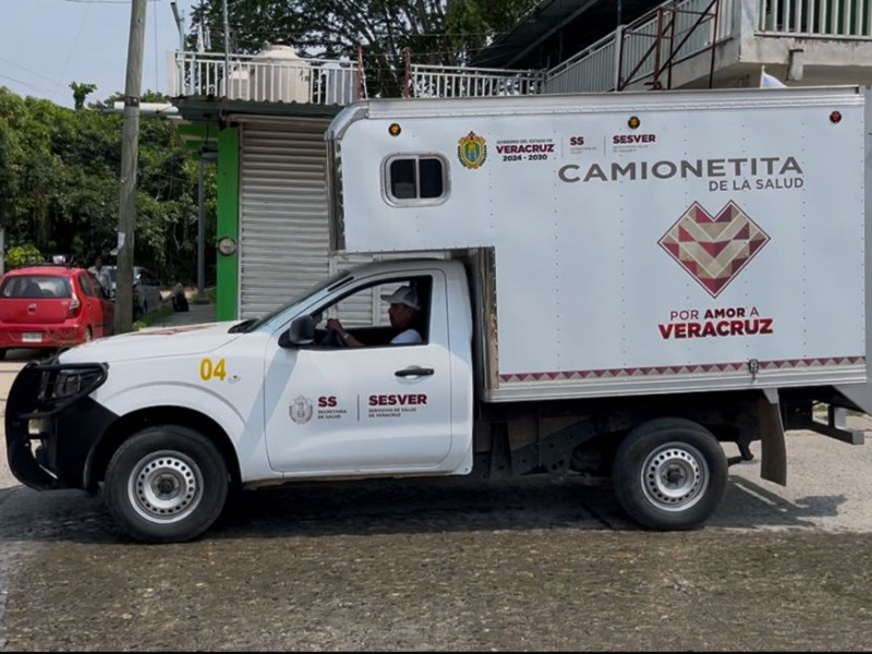 Camionetitas de la Salud entregan medicamentos en Tuxpan