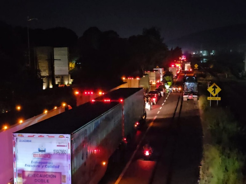 Campesinos acuerdan abrir un carril por sentido; en Jalisco prevalecen cierres totales Campesinos acuerdan abrir un carril por sentido; en Jalisco prevalecen cierres totales