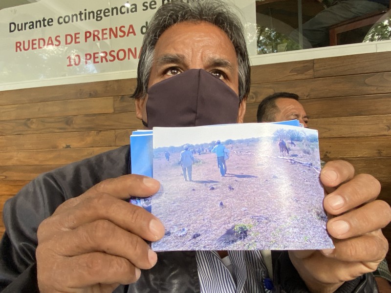 Campesinos resisten a despojo de Juan Manuel Velásquez Yunes