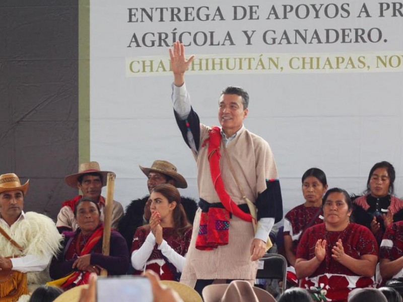 Campo chiapaneco recibe apoyos agrícolas