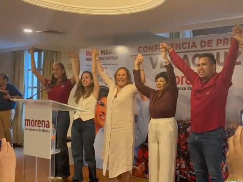 Candidatas de Morena en Veracruz y Boca del Río se declaran ganadoras