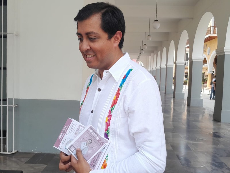 Candidato a magistrado confía en INE para garantizar elecciones