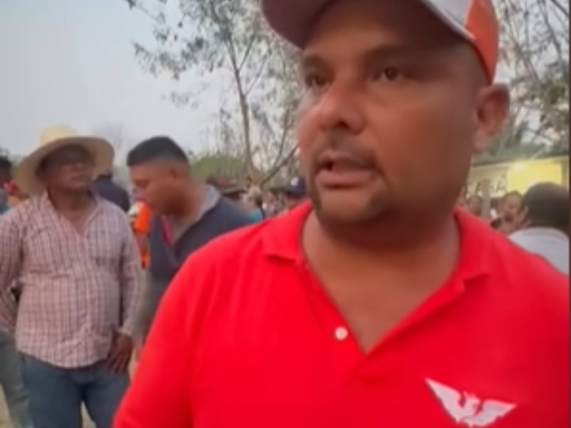 Candidato de MC en Las Choapas denuncia presunta intimidación