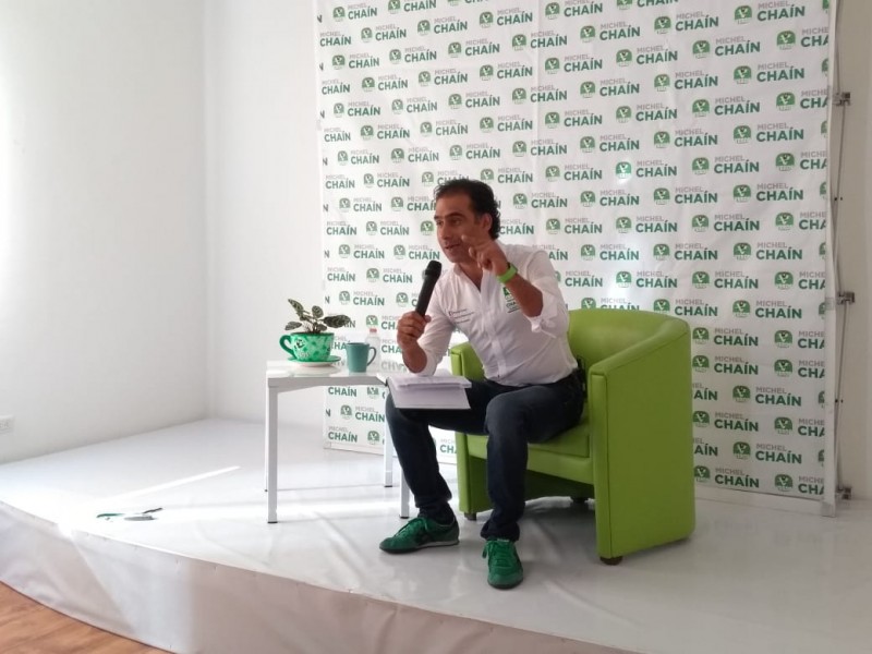 Candidato del PVEM entusiasmado por debate