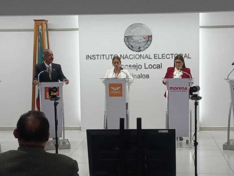 Acuden al debate del INE todas las fórmulas al Senado