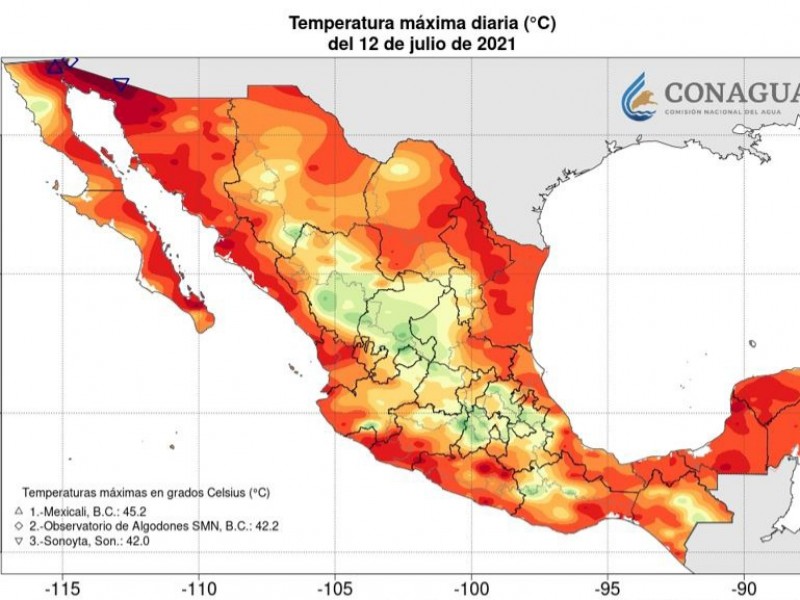 Canícula provocará afectaciones al Estado de México