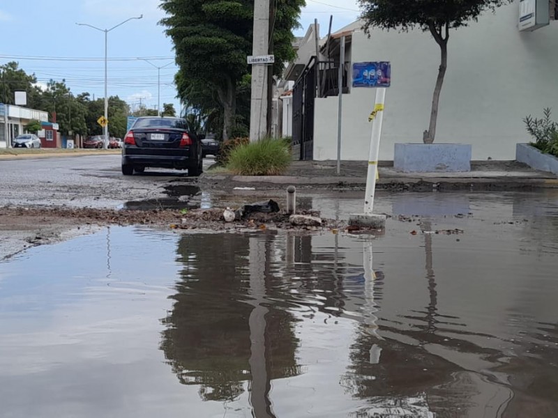 Cansados de mejoralitos en drenaje colapsado de Jiquilpan