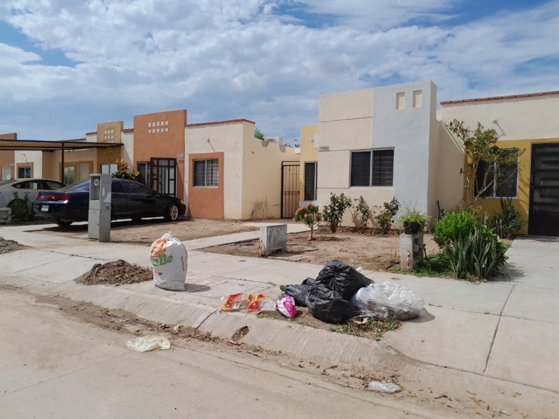 ¡Canteras 5 entre la basura! Camión recolector no pasa