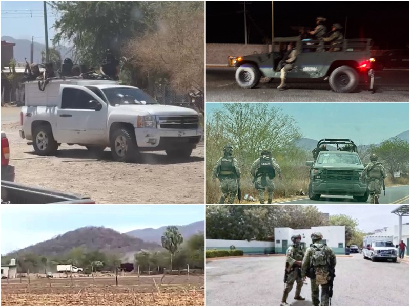 Caos total por violencia irrumpe tranquilidad de ciudadanos en Sinaloa