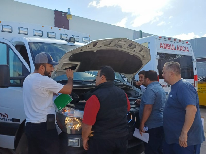 Capacitan a 24 conductores de ambulancias de ISSSTESON