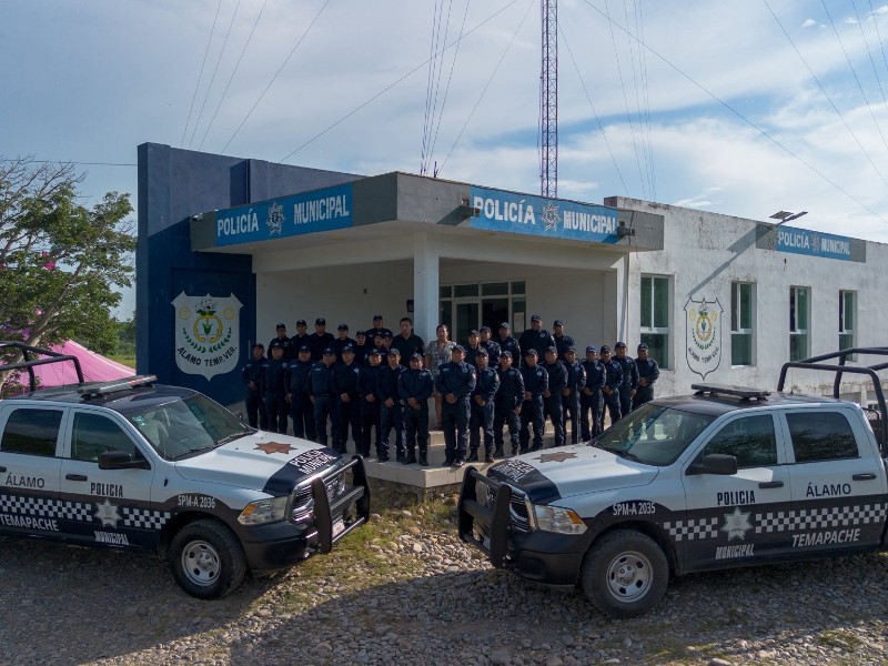 Capacitan a policias de Álamo en Competencias Básicas