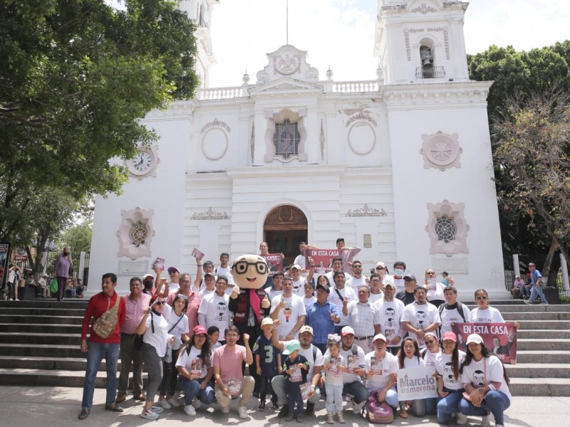 Capitalinos reciben con gusto, promoción juvenil de Marcelo Ebrard