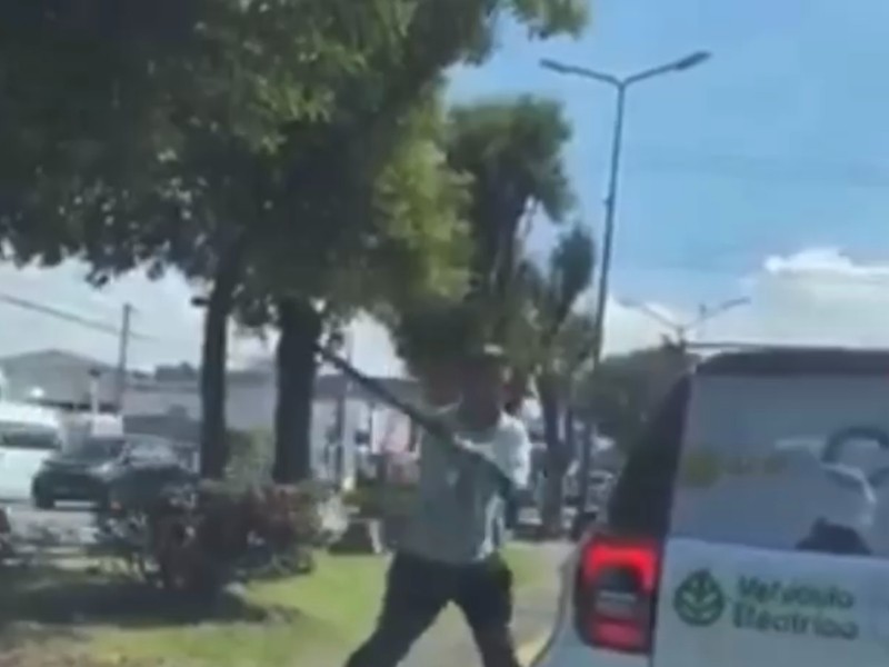 Captan a limpiaparabrisas agrediendo a conductor en Blvd. Norte