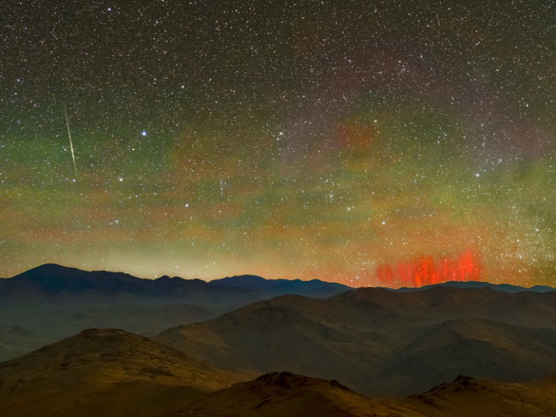 Captan extraños “duendes rojos” en desierto chileno de Atacama