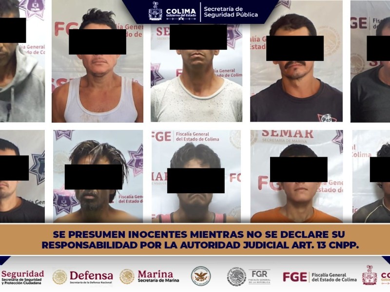 Capturan a 10 sujetos por delitos contra la salud en municipios ...