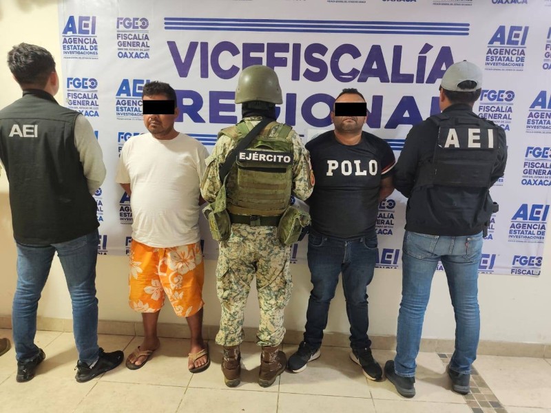 Capturan a 2 personas por feminicidio cometido en Jalapa del Marqués