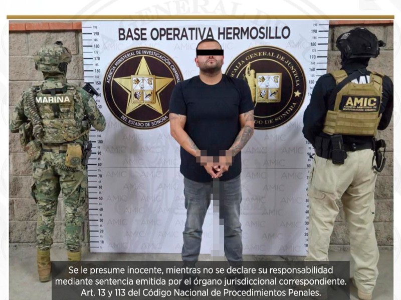 Capturan en Nogales a objetivo criminal prioritario