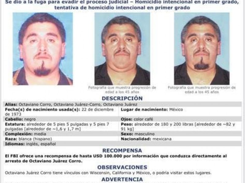 Capturan en Zapopan a sujeto buscado por el FBI