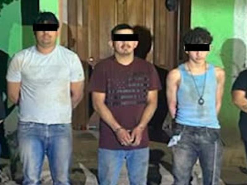 Capturan en Ímuris a cinco presuntos integrantes de grupo delictivo