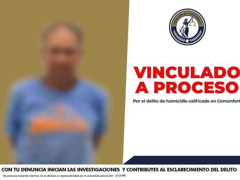 Capturan y vinculan a proceso penal a presunto homicida en Comonfort
