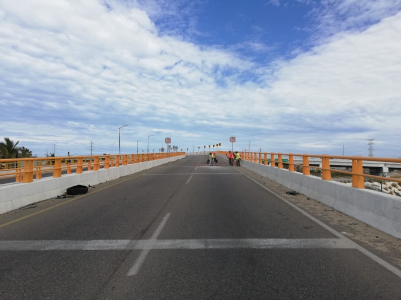 Capufe rehabilita puente del libramiento carretero