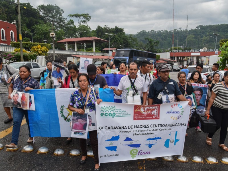 Caravana de Madres Migrantes llega a Veracruz