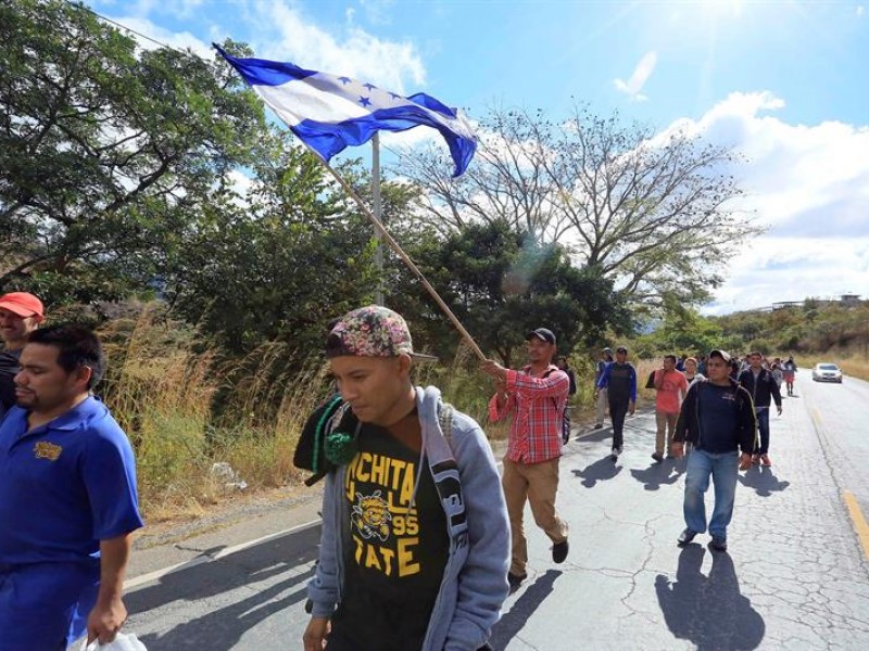 Caravana de migrantes hondureños continúa