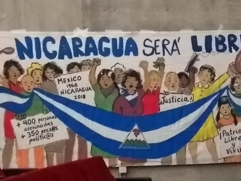 Caravana de solidaridad con Nicaragua llega a Colima