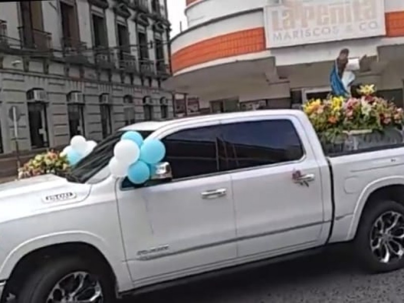 Caravana en honor a la Virgen de la Asunción