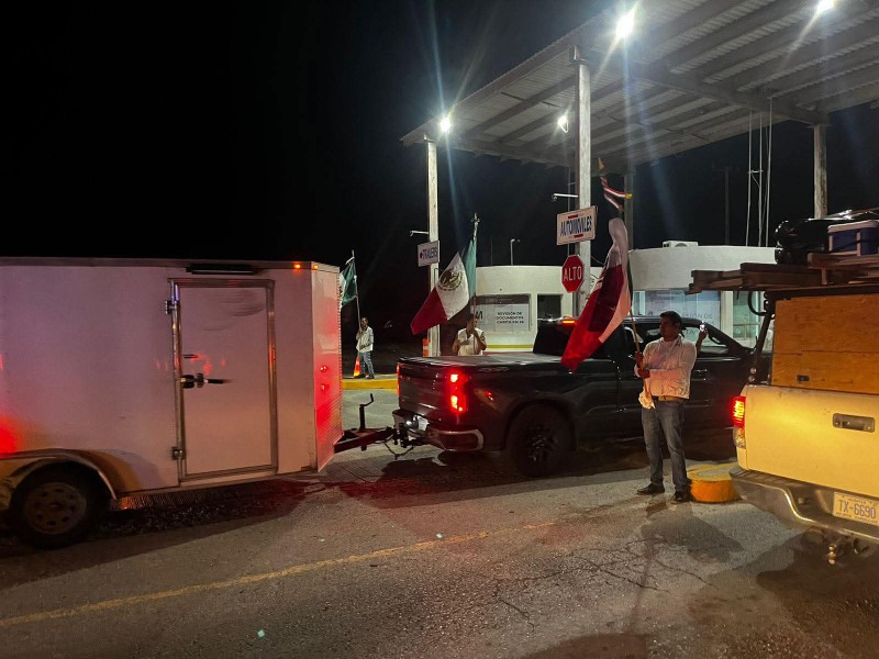 Caravana migrante del orden y legalidad llega a México