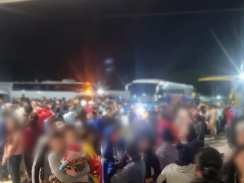 Caravana migrante es desarticulada por la GN