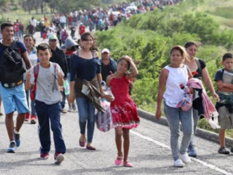 Caravana migrante foco rojo de enfermedades para ciudadanía