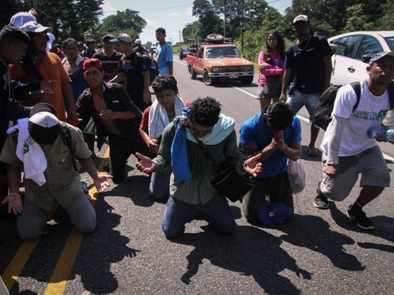 Caravana Migrante se dirige a Arriaga, Chiapas