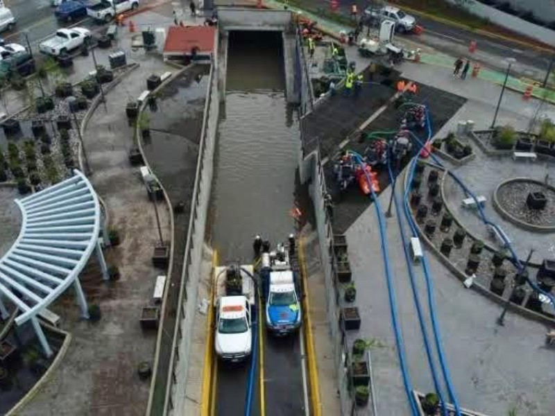 Cárcamo de 5 de febrero no resistirá otra lluvia extraordinaria