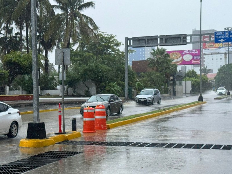 Cárcamo pluvial en zona Dorada de Mazatlán ya esta en funcionamiento