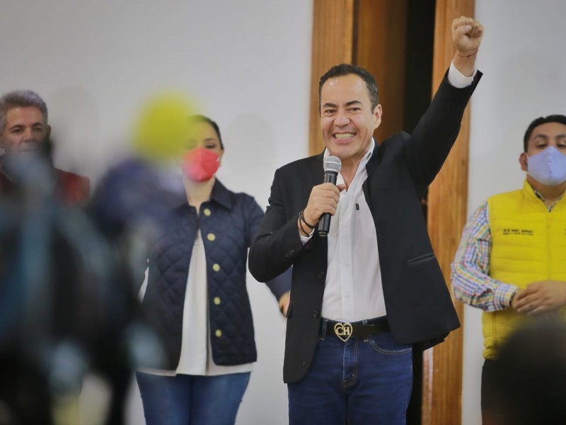 Carlos Herrera se declara ganador de la elección en Michoacán