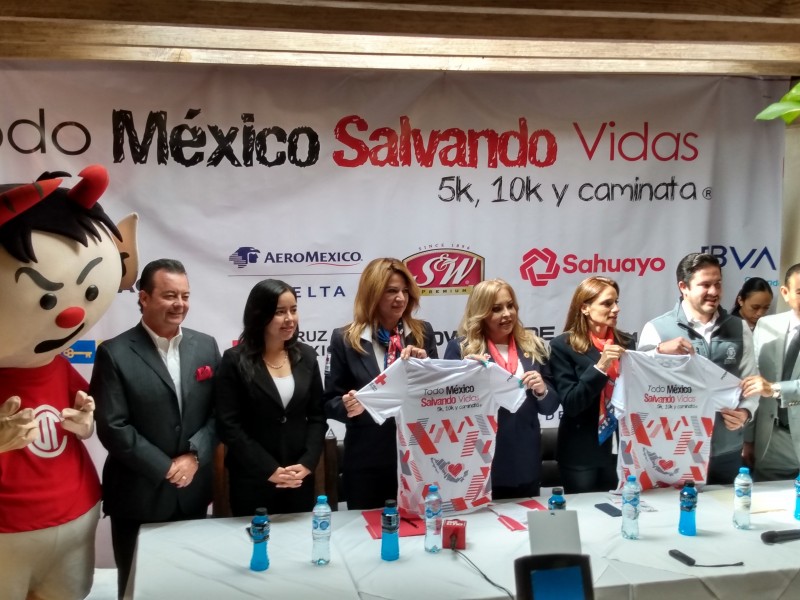 Carrera deportiva Salvando Vidas de Cruz Roja Mexicana